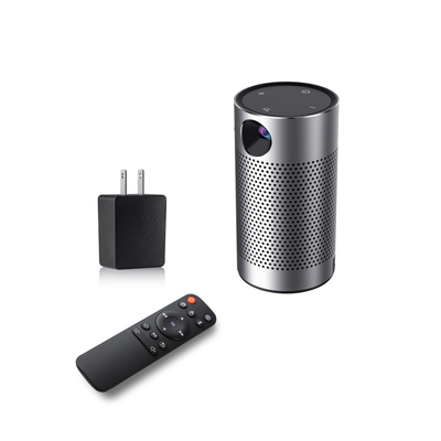 854*480 μίνι μεταλλική HD DLP Wifi έξυπνη Pico μπαταρία προβολέων 4400maH προβολέων